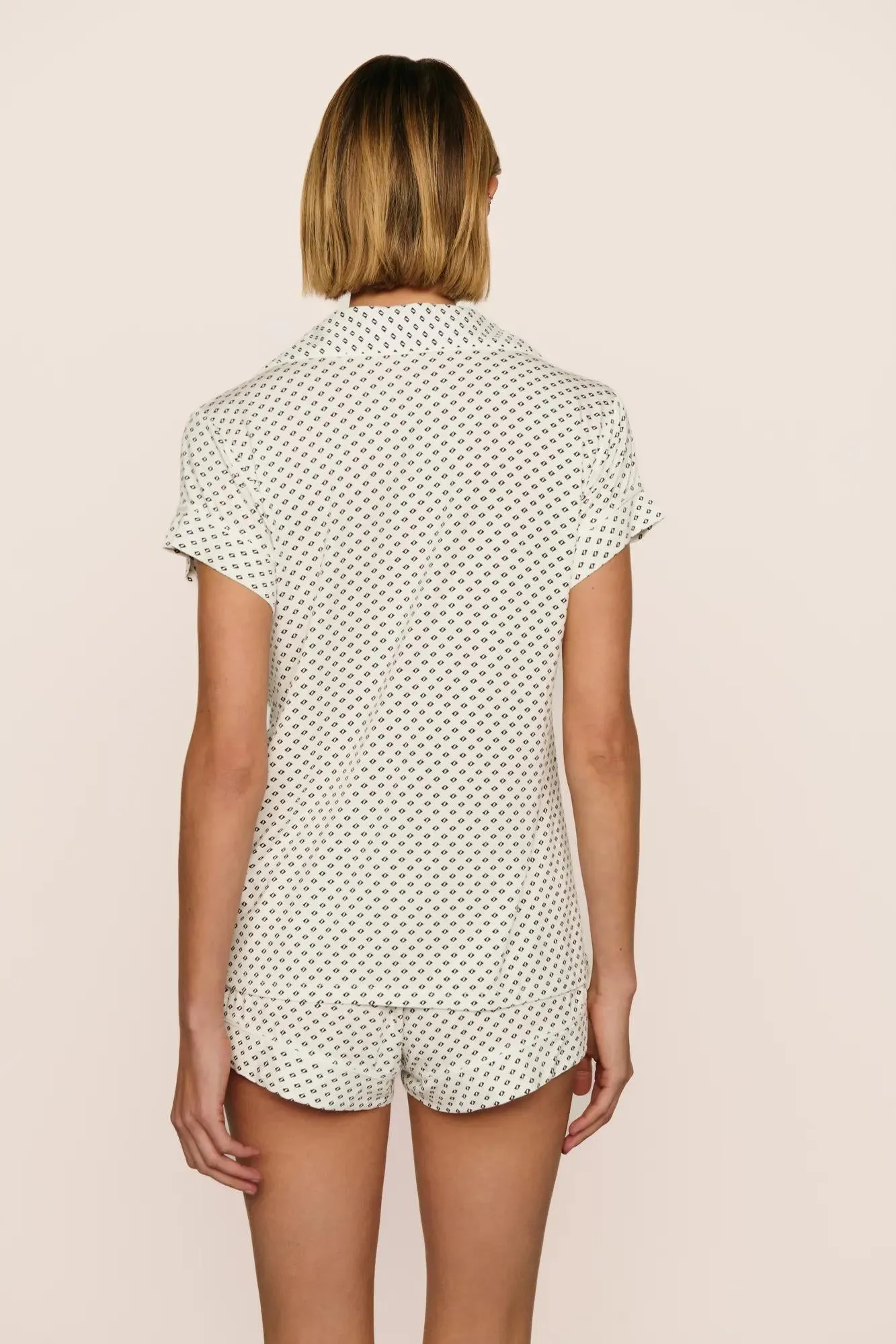 Gisele Printed TENCEL™ Modal Shortie Short PJ Set sold by Eberjey product image thumbnail 4