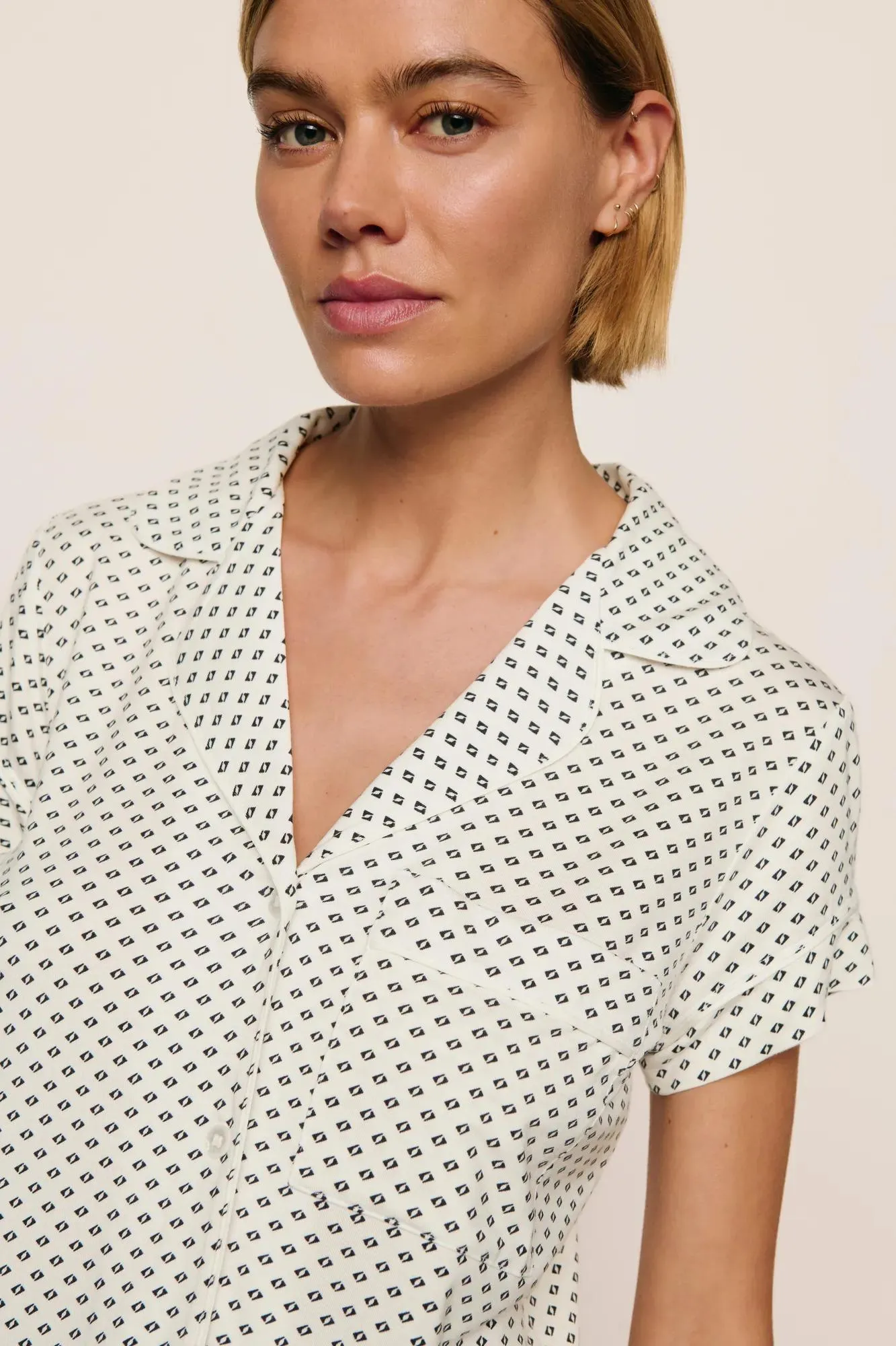 Gisele Printed TENCEL™ Modal Shortie Short PJ Set sold by Eberjey product image thumbnail 3