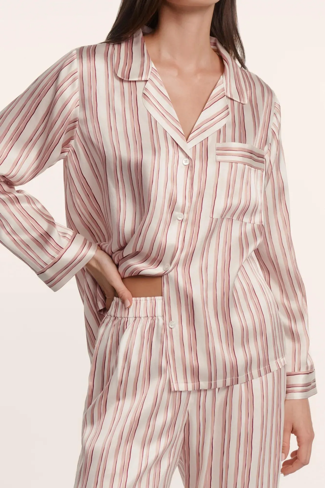 Eberjey x ILIA - Inez Washable Silk Printed Long PJ Set sold by Eberjey product image thumbnail 3