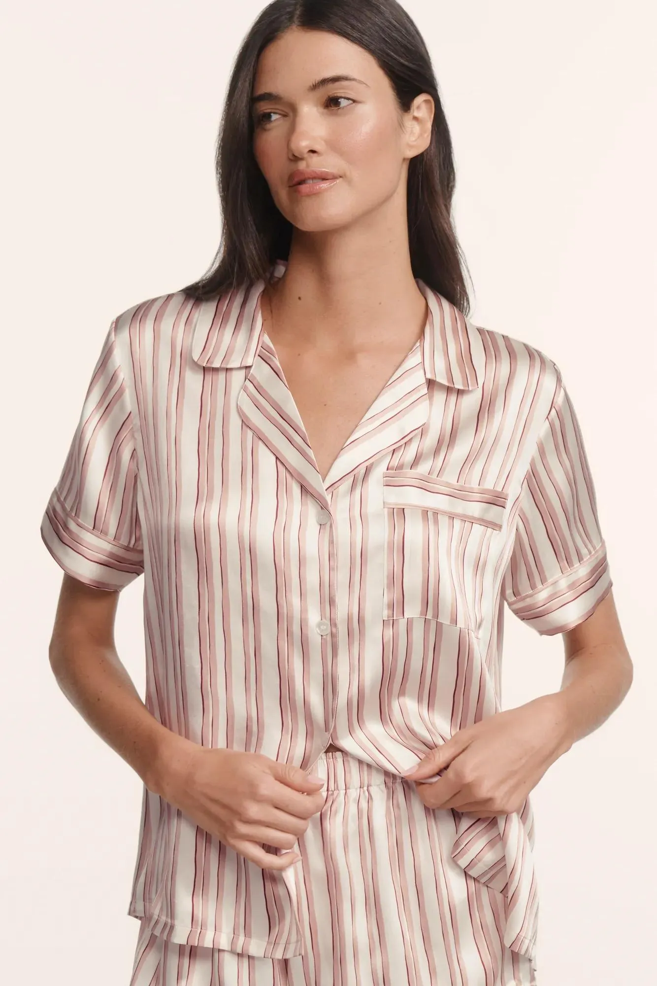 Eberjey x ILIA - Inez Washable Silk Printed Short PJ Set sold by Eberjey product image thumbnail 4