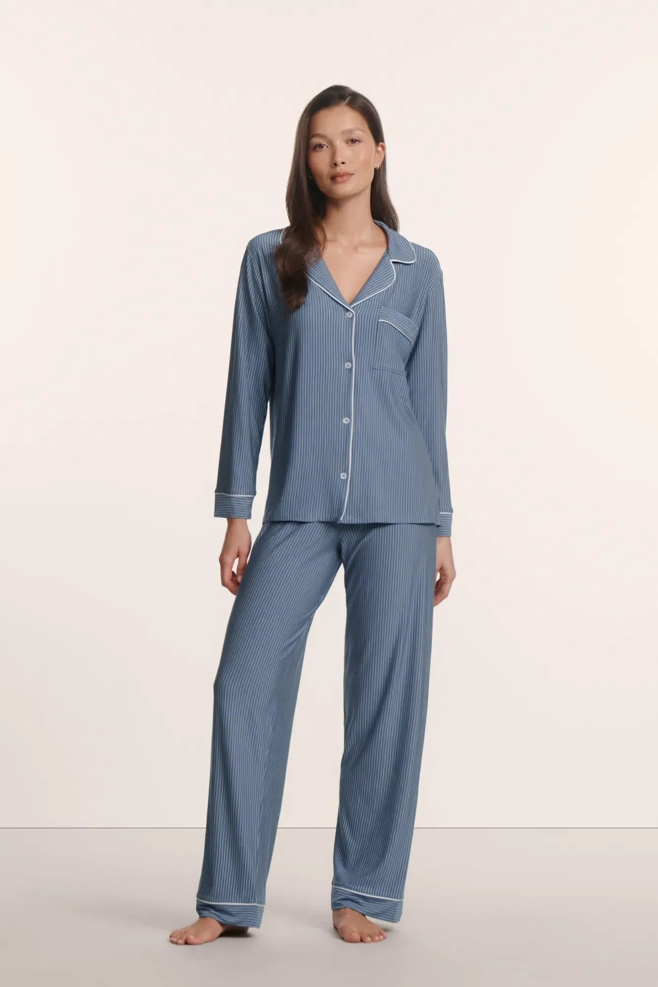 Gisele Printed TENCEL™ Modal Long PJ Set sold by Eberjey