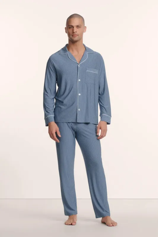 William Printed TENCEL™ Modal Long PJ Set made by Eberjey