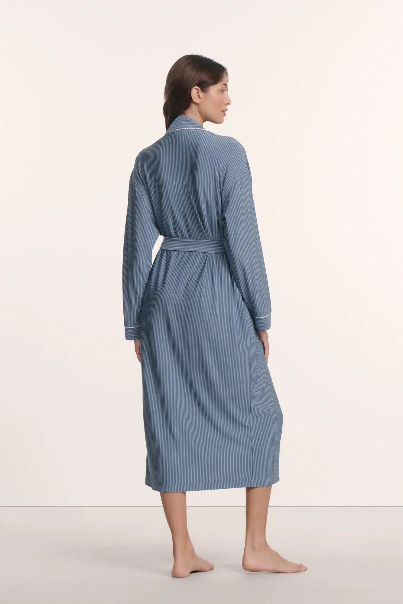 Gisele Printed TENCEL™ Modal Long Robe sold by Eberjey product image thumbnail 3