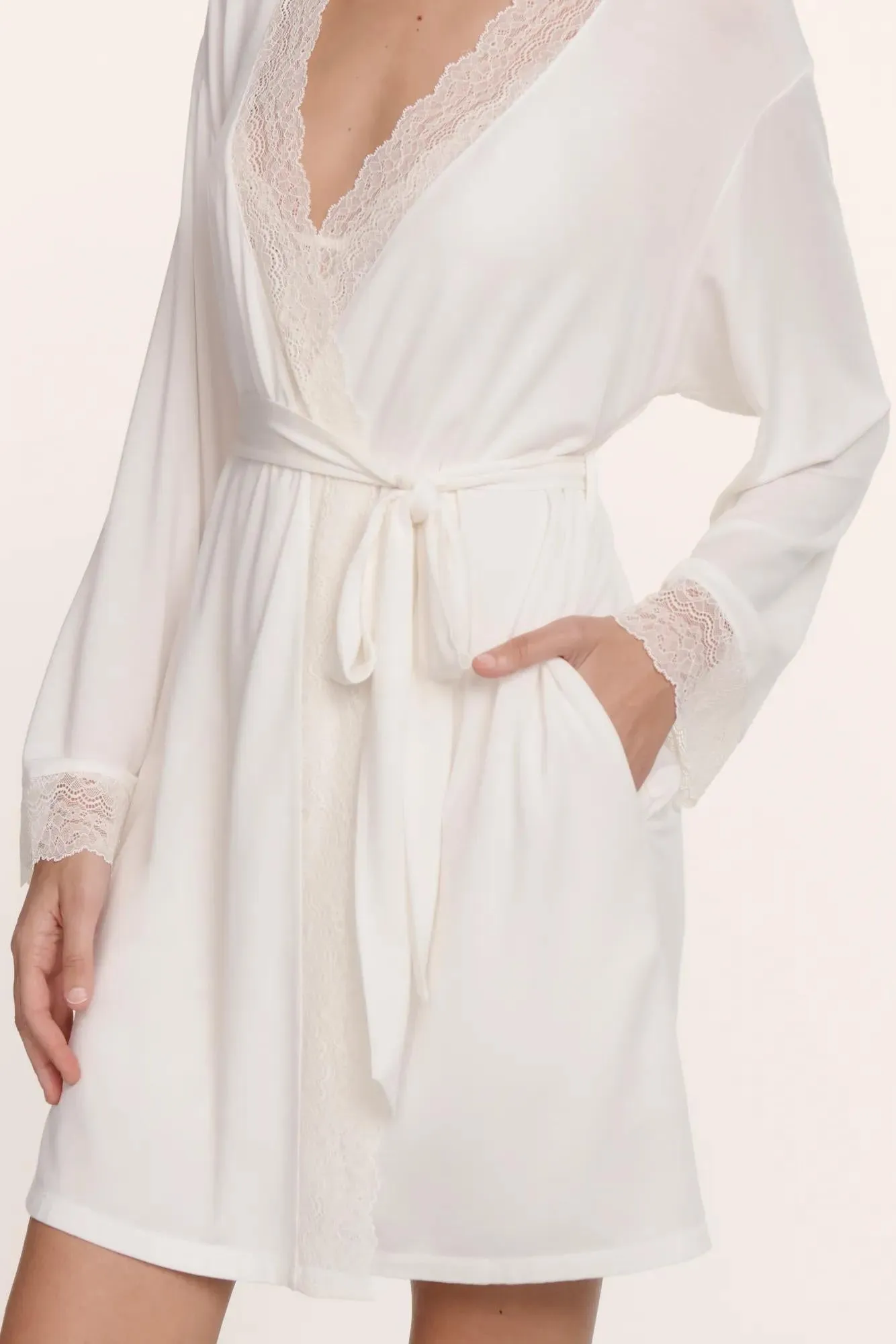 Lara TENCEL™ Modal Short Robe sold by Eberjey product image thumbnail 5