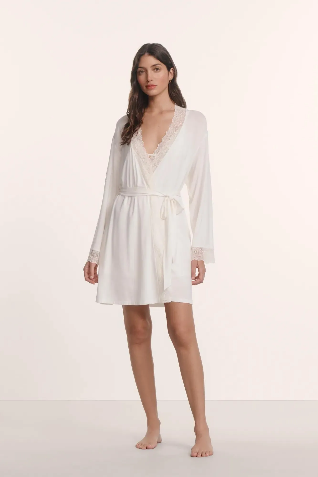 Lara TENCEL™ Modal Short Robe sold by Eberjey product image thumbnail 2