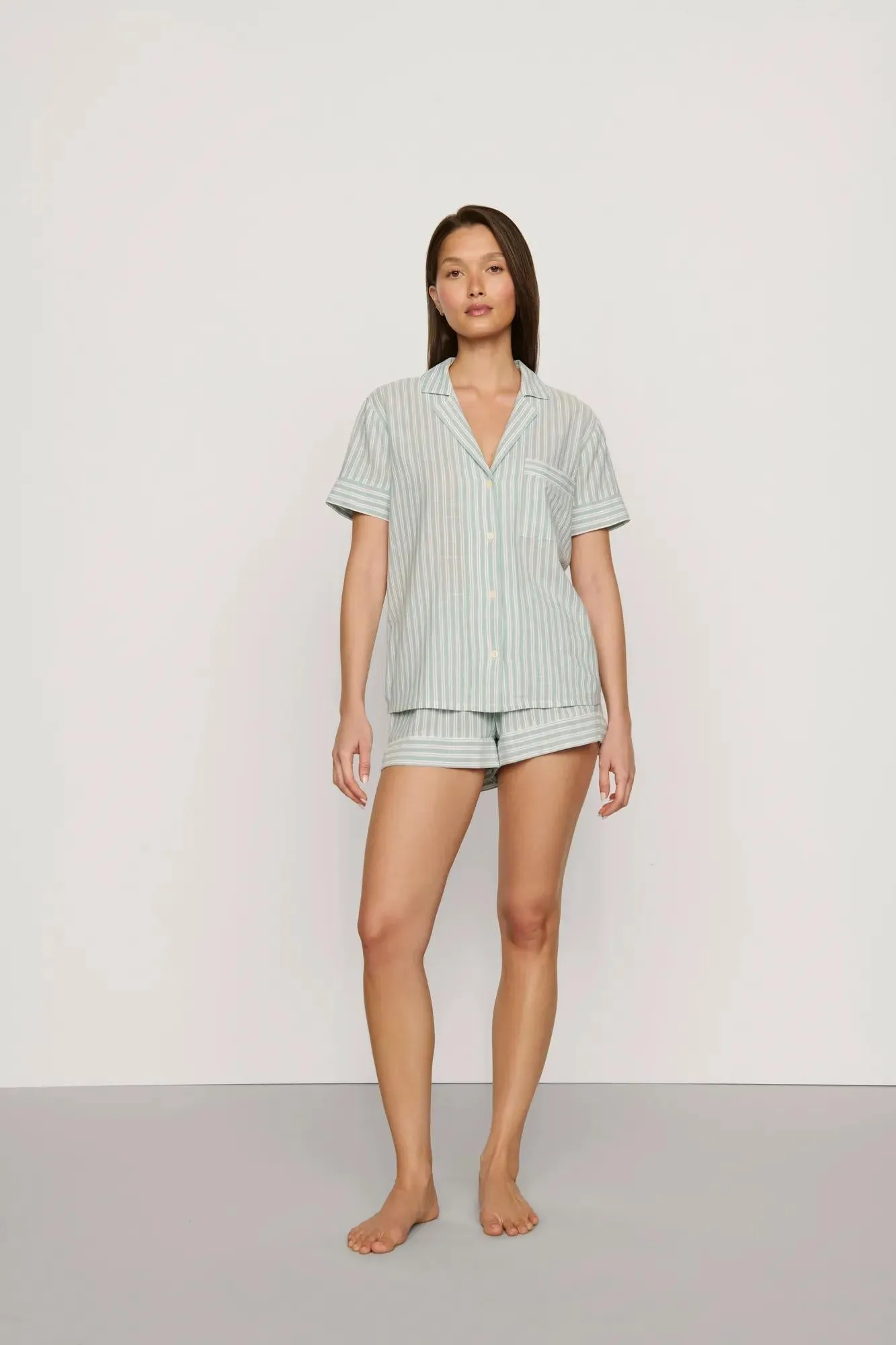 Nautico Shortie Short PJ Set sold by Eberjey product image thumbnail 2