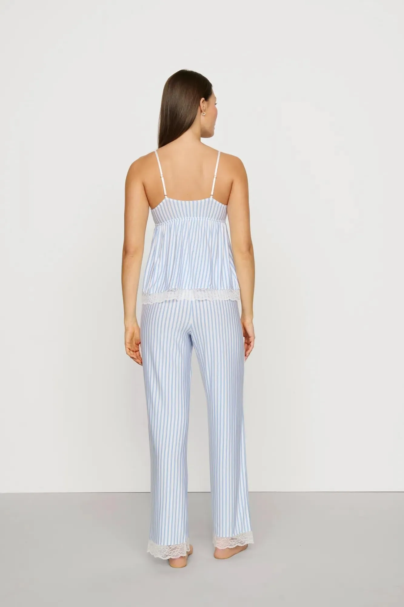 Isla TENCEL™ Modal Cami & Straight Leg Pant PJ Set sold by Eberjey product image thumbnail 4