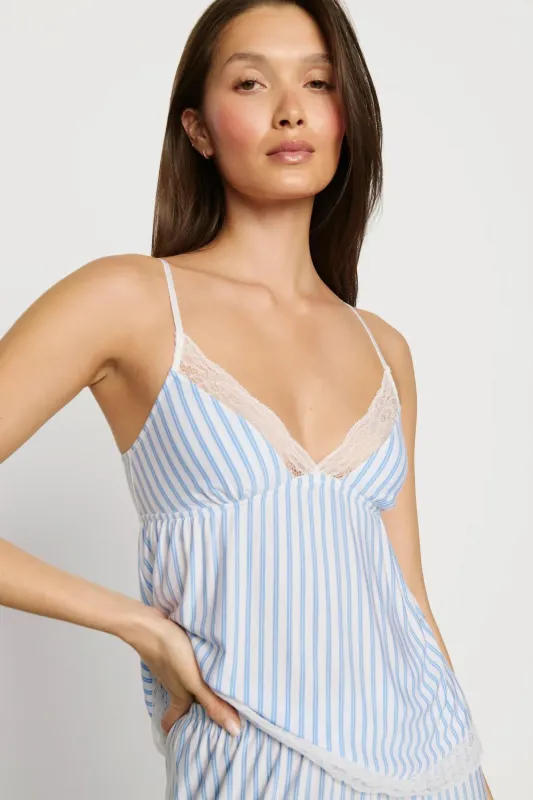 Isla TENCEL™ Modal Cami & Straight Leg Pant PJ Set made by Eberjey