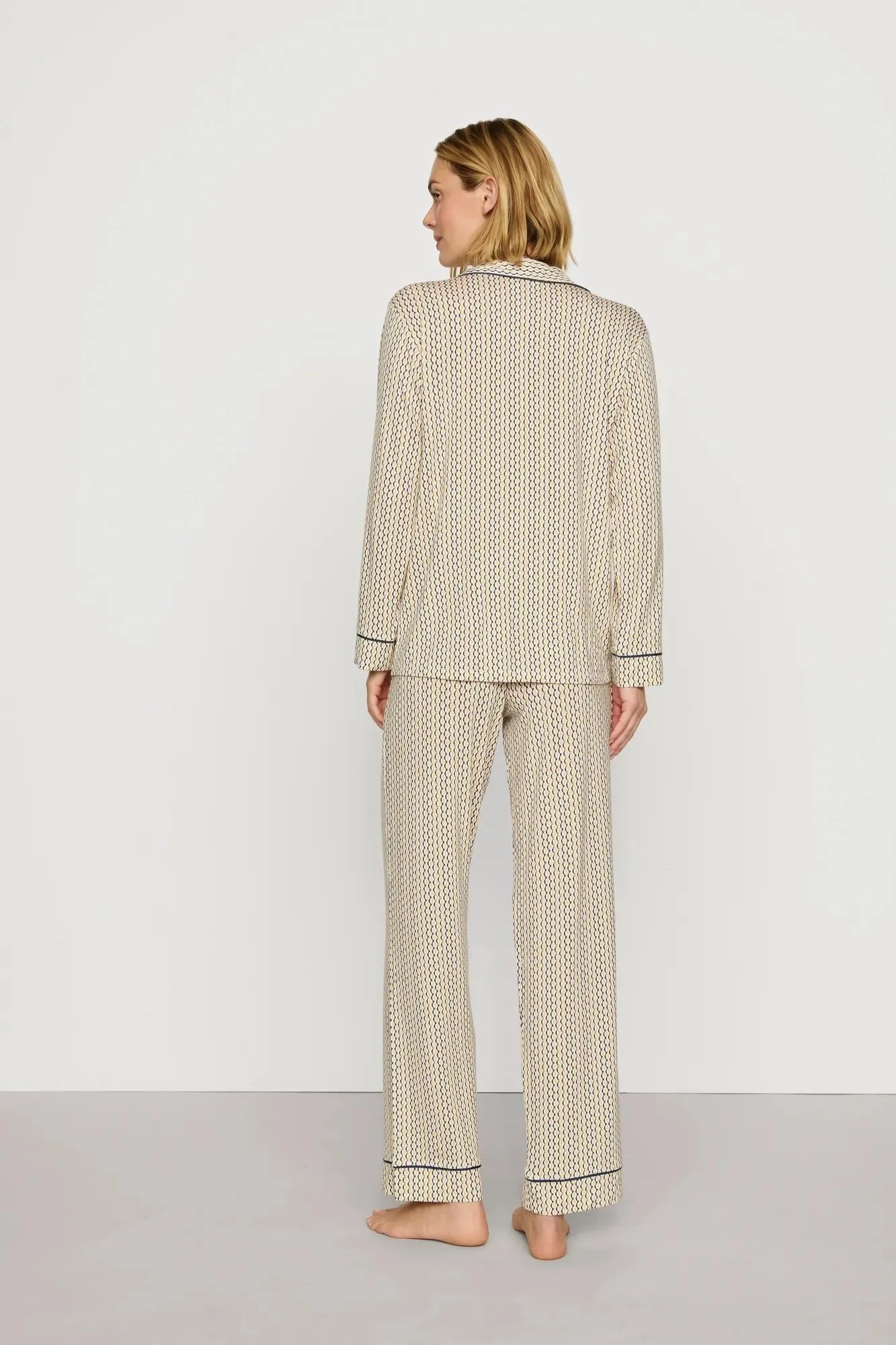 Gisele Printed TENCEL™ Modal Long PJ Set sold by Eberjey product image thumbnail 3