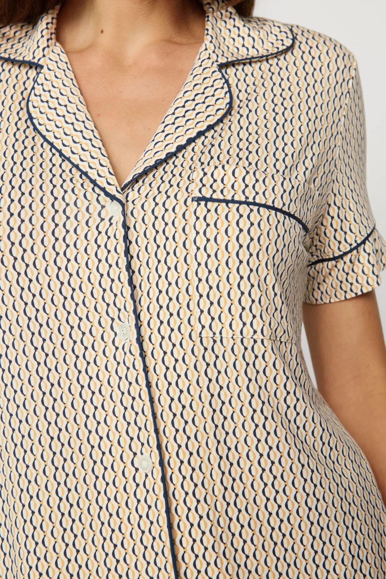 Gisele Printed TENCEL™ Modal Relaxed Short PJ Set sold by Eberjey product image thumbnail 2
