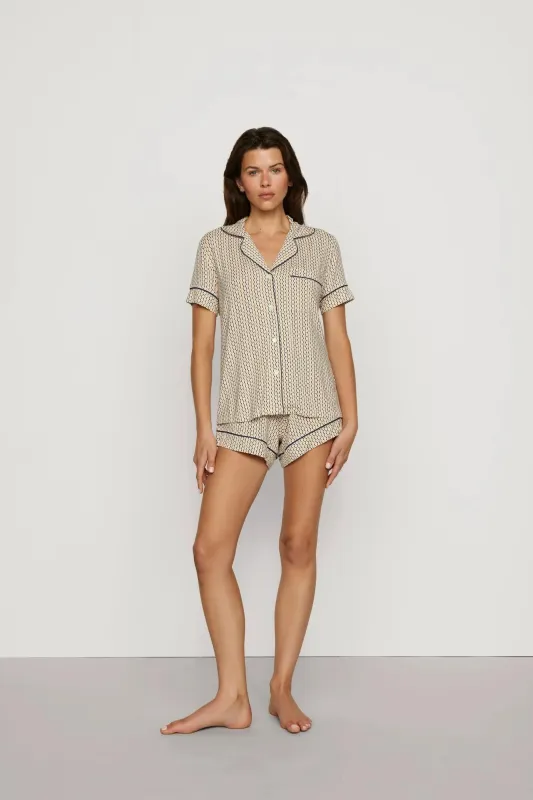 Gisele Printed TENCELâ„¢ Modal Relaxed Short PJ Set made by Eberjey