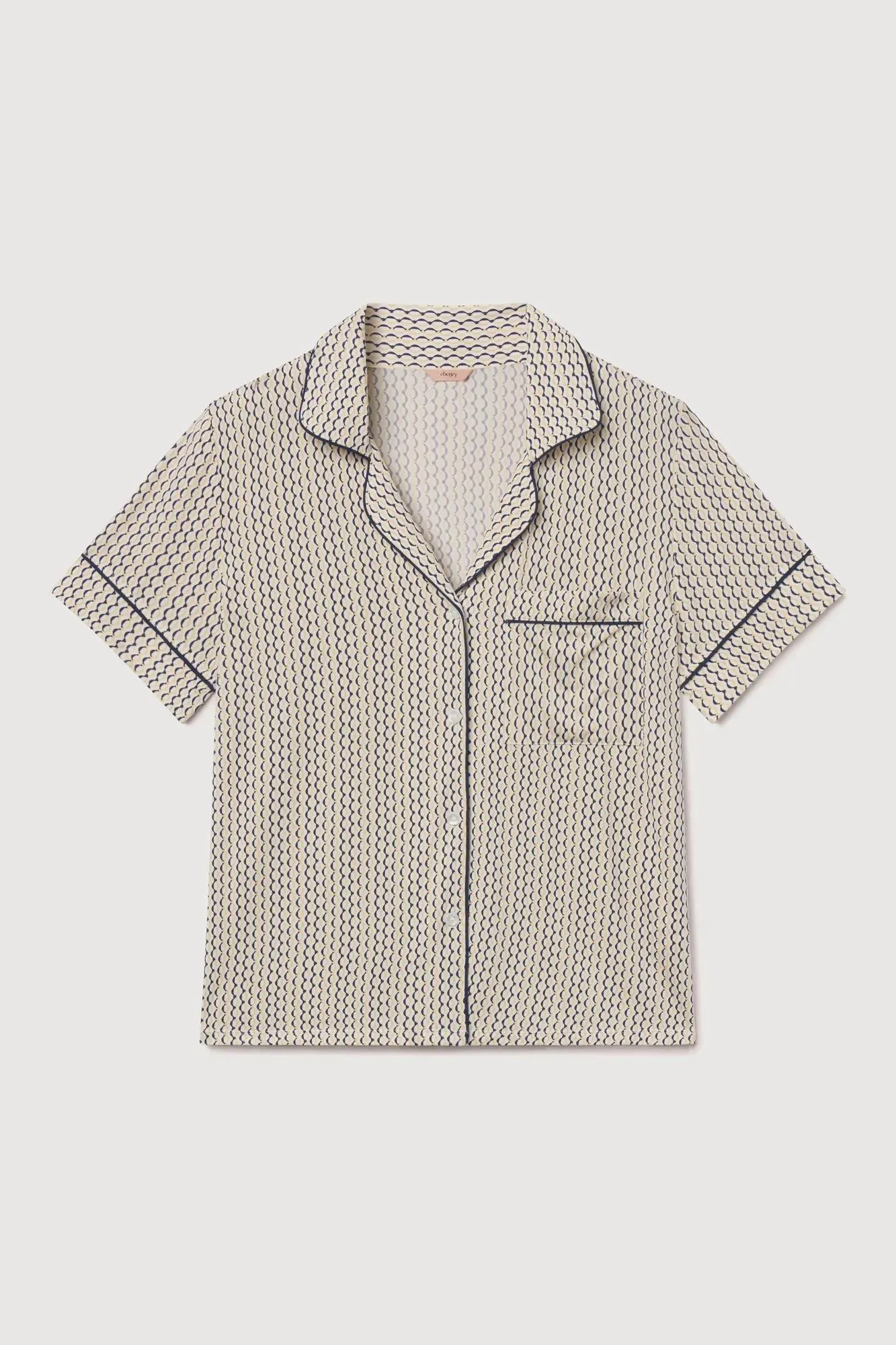 Gisele Printed TENCEL™ Modal Relaxed Short PJ Set sold by Eberjey product image thumbnail 4