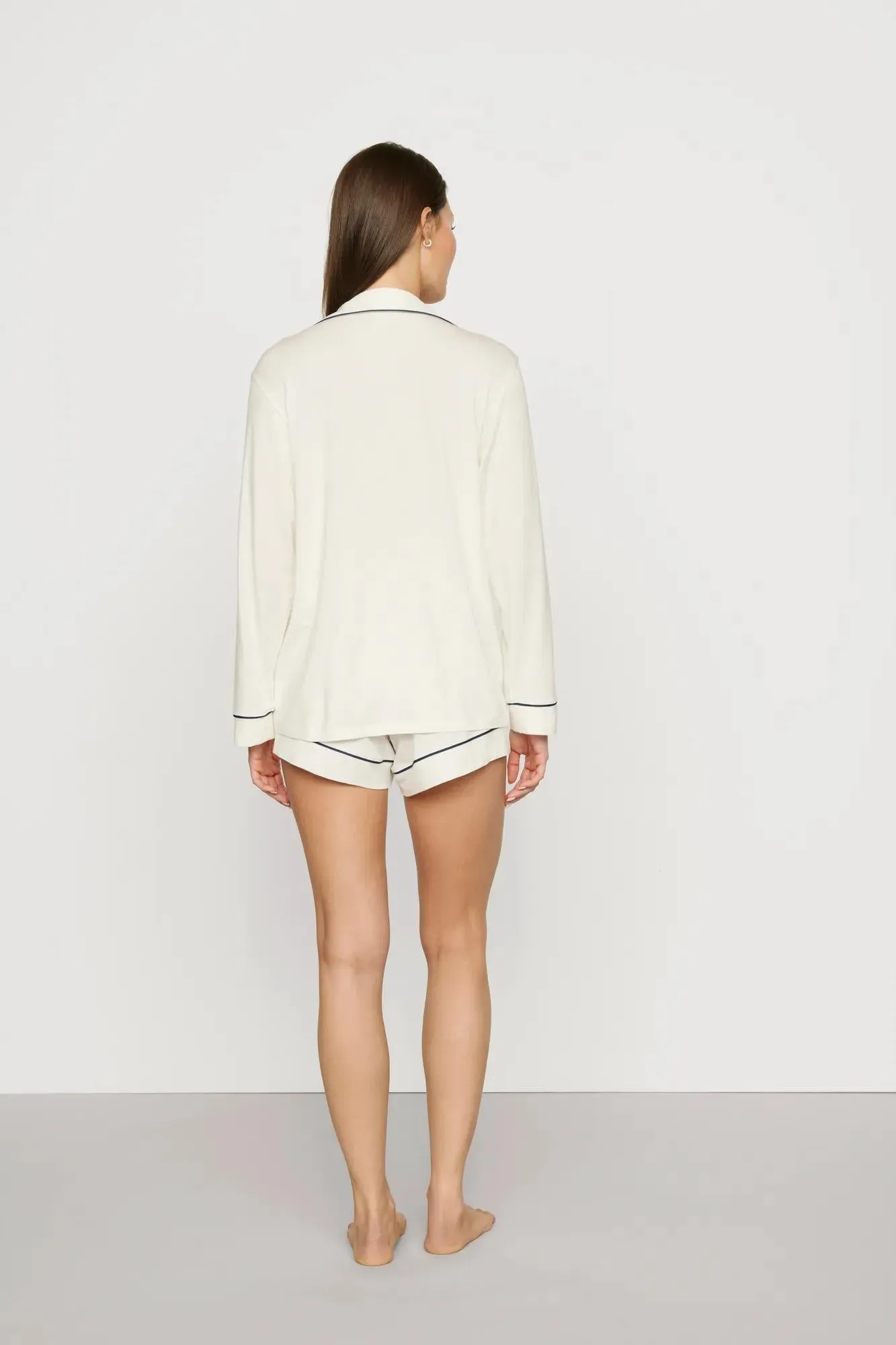 Gisele TENCEL™ Modal Long Sleeve Short PJ Set sold by Eberjey product image thumbnail 3