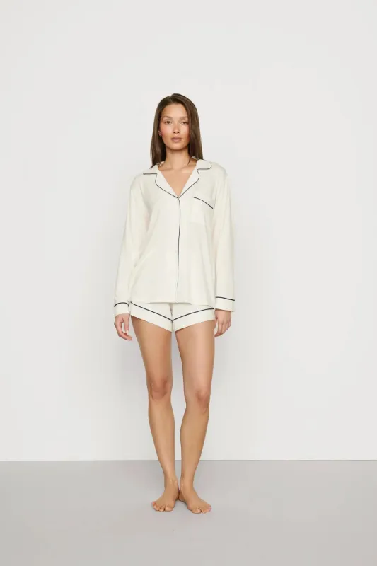 Gisele TENCEL™ Modal Long Sleeve Short PJ Set made by Eberjey