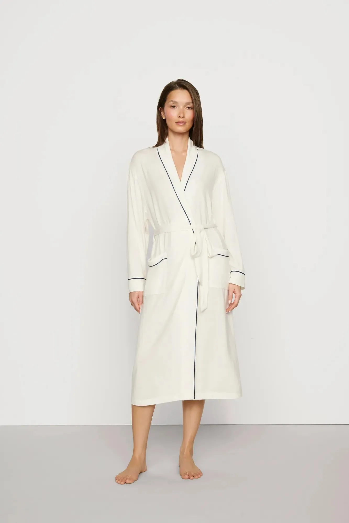 Gisele TENCEL™ Modal Long Robe sold by Eberjey