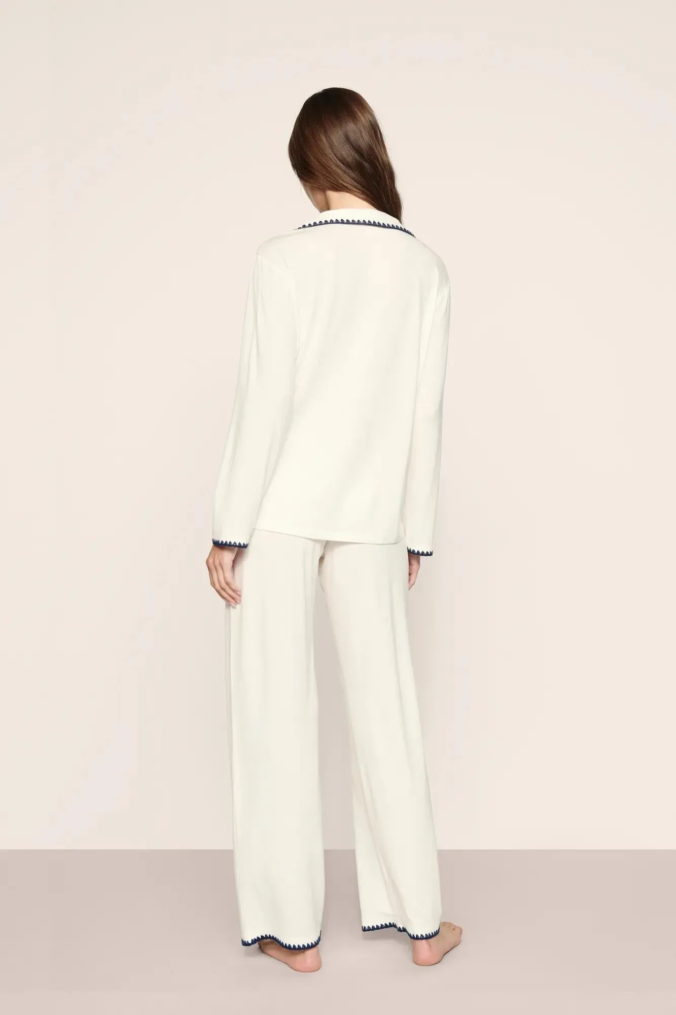 Frida TENCEL™ Modal Long PJ Set sold by Eberjey product image thumbnail 3