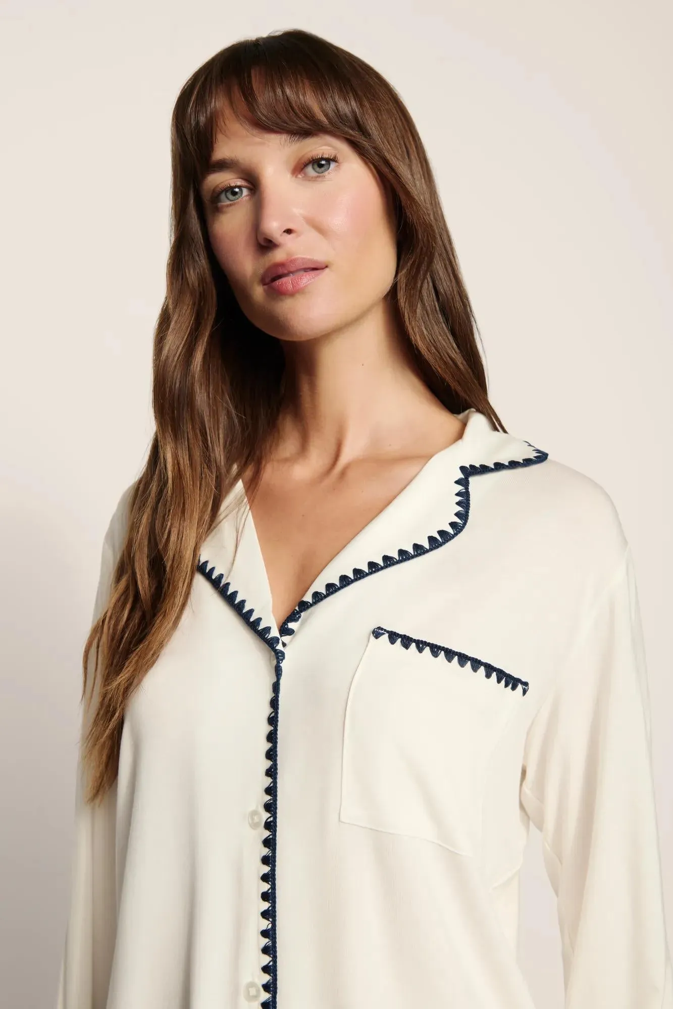 Frida TENCEL™ Modal Long PJ Set sold by Eberjey