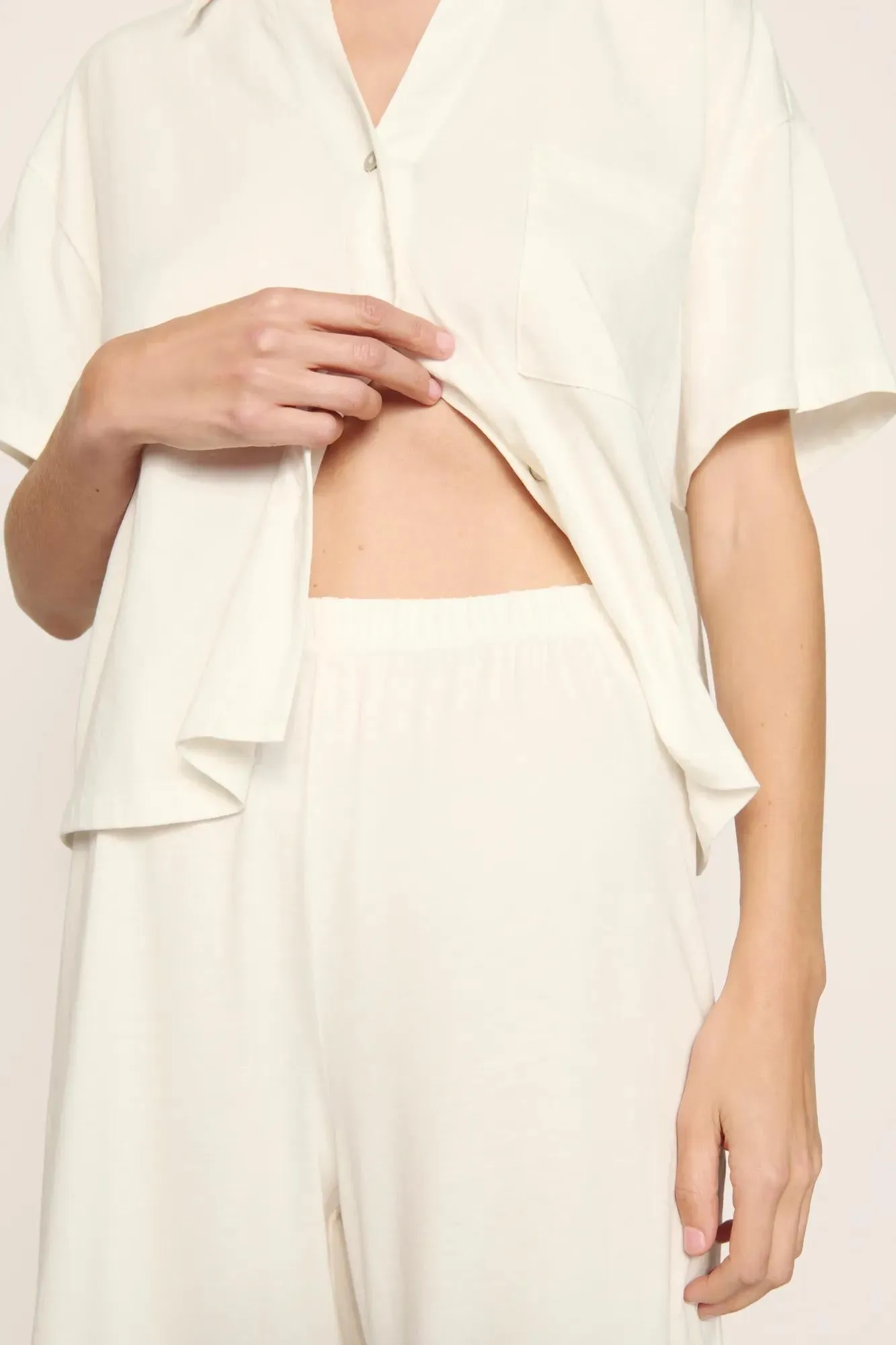 Pima Cotton Short Sleeve & Pant PJ Set sold by Eberjey product image thumbnail 3