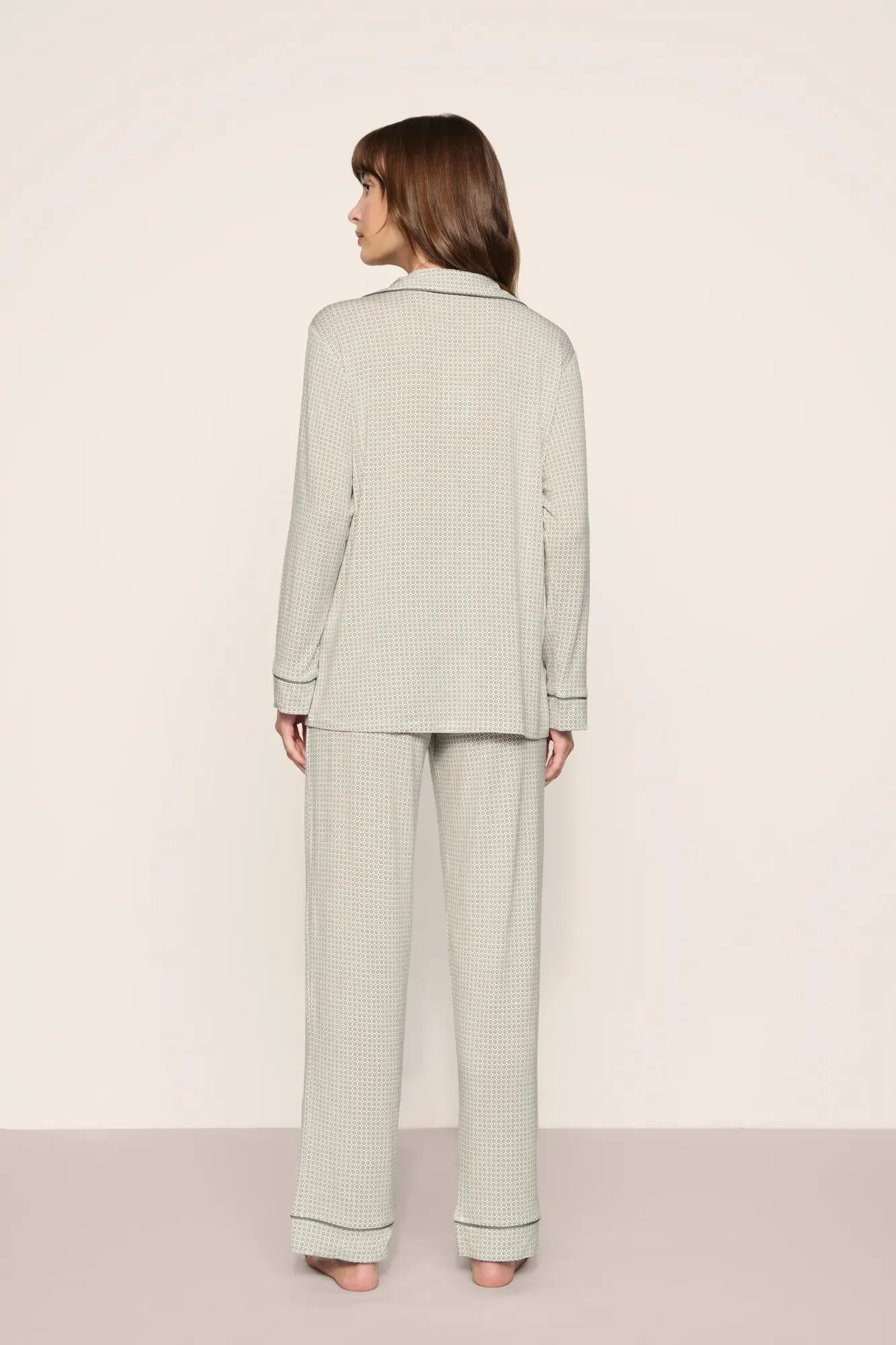 Gisele Printed TENCEL™ Modal Long PJ Set sold by Eberjey product image thumbnail 3