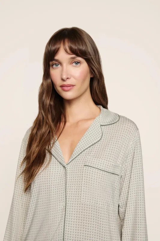 Gisele Printed TENCEL™ Modal Long PJ Set made by Eberjey
