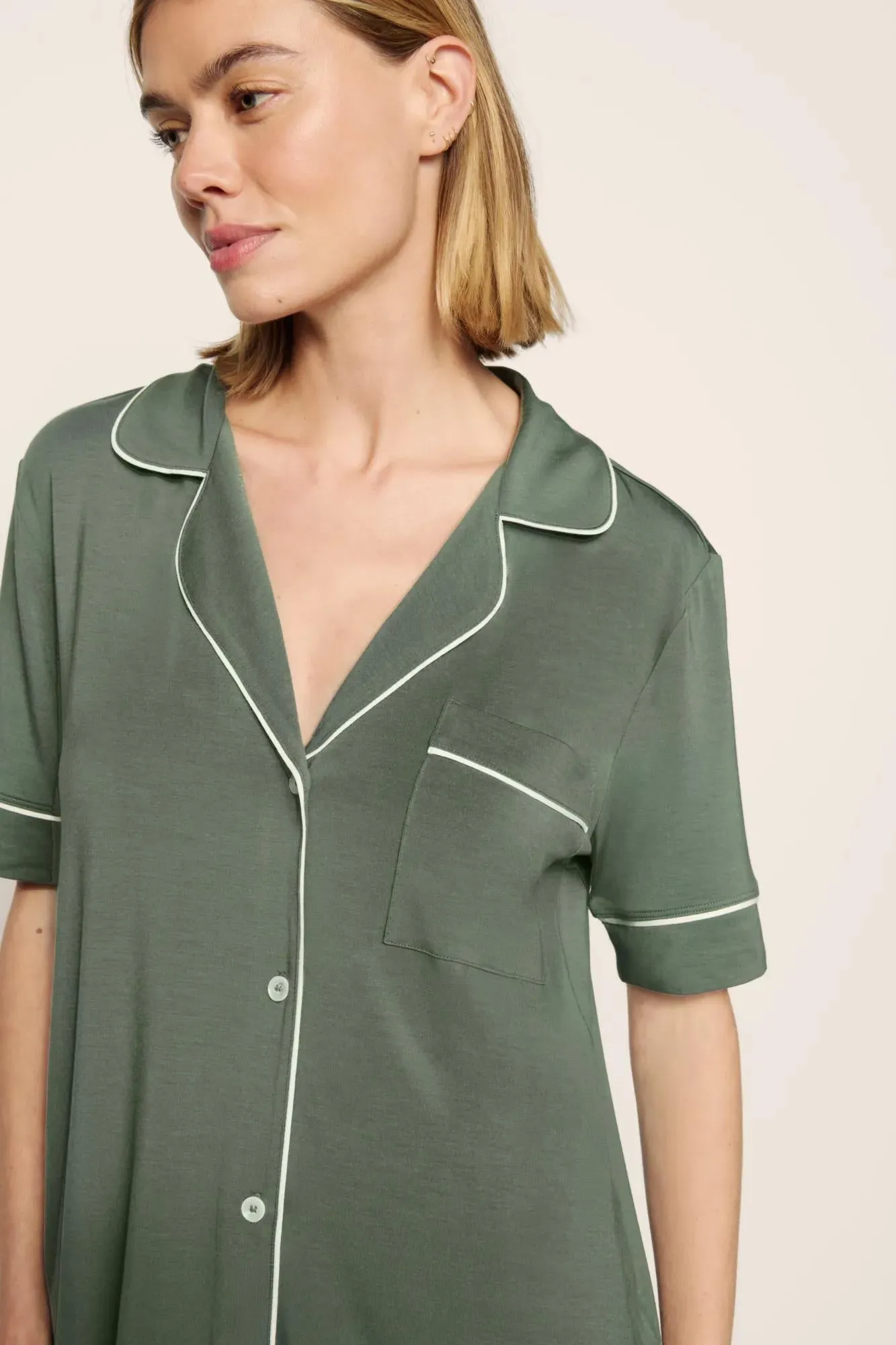 Gisele TENCEL™ Modal Short Sleeve & Pant PJ Set sold by Eberjey product image thumbnail 2