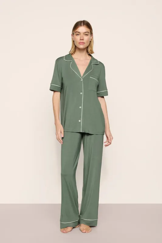 Gisele TENCELâ„¢ Modal Short Sleeve & Pant PJ Set made by Eberjey