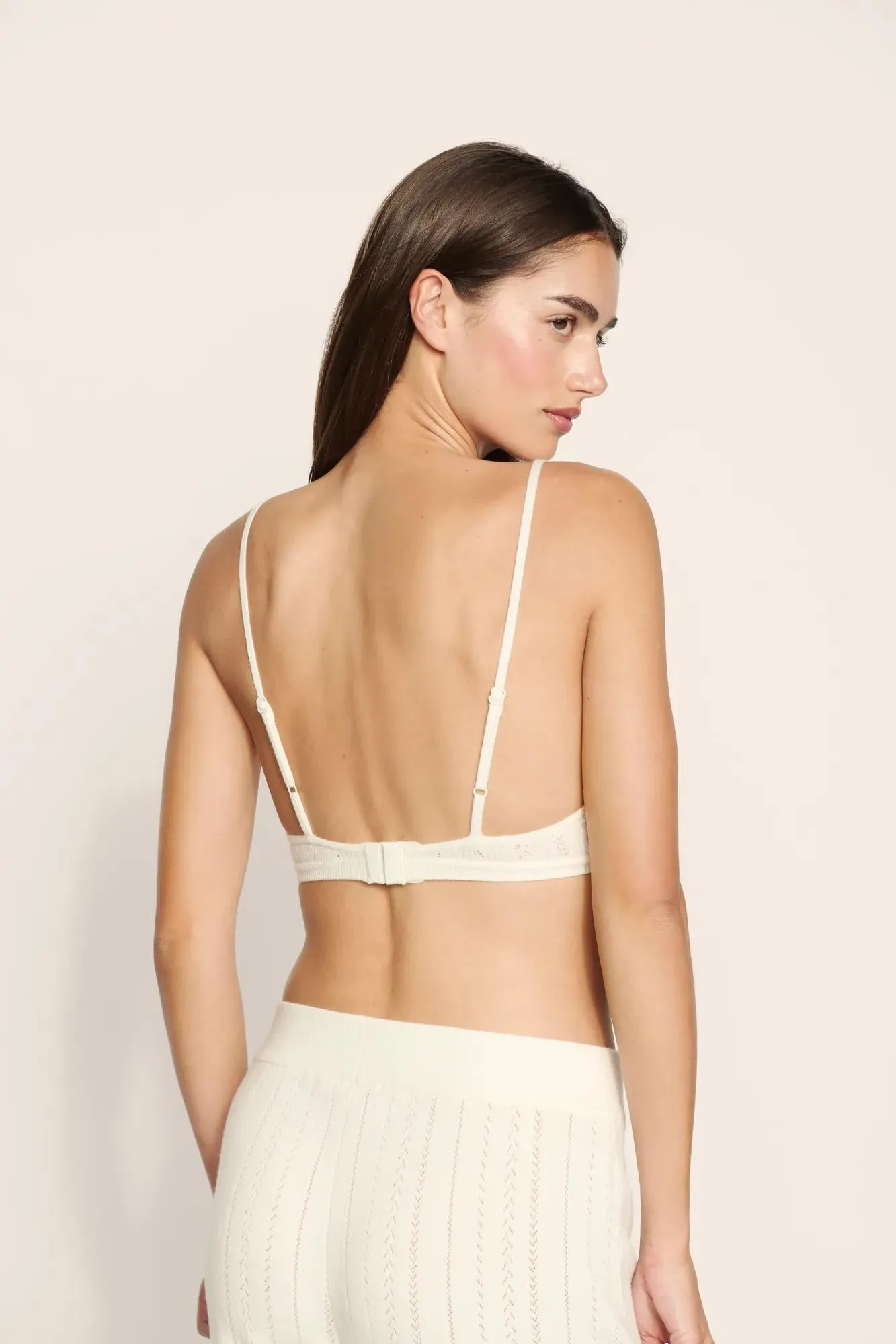 Pointelle Sweater Bralette sold by Eberjey product image thumbnail 3