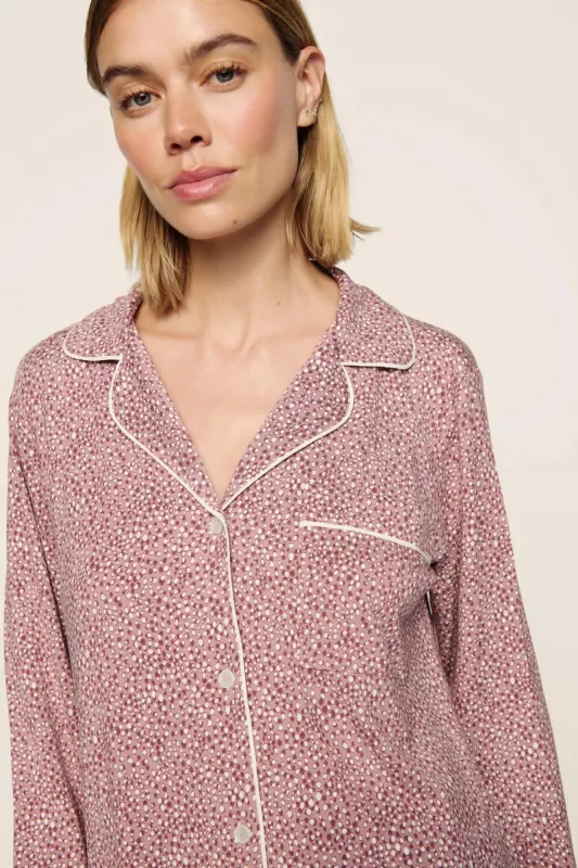 Gisele Printed TENCEL™ Modal Long PJ Set made by Eberjey