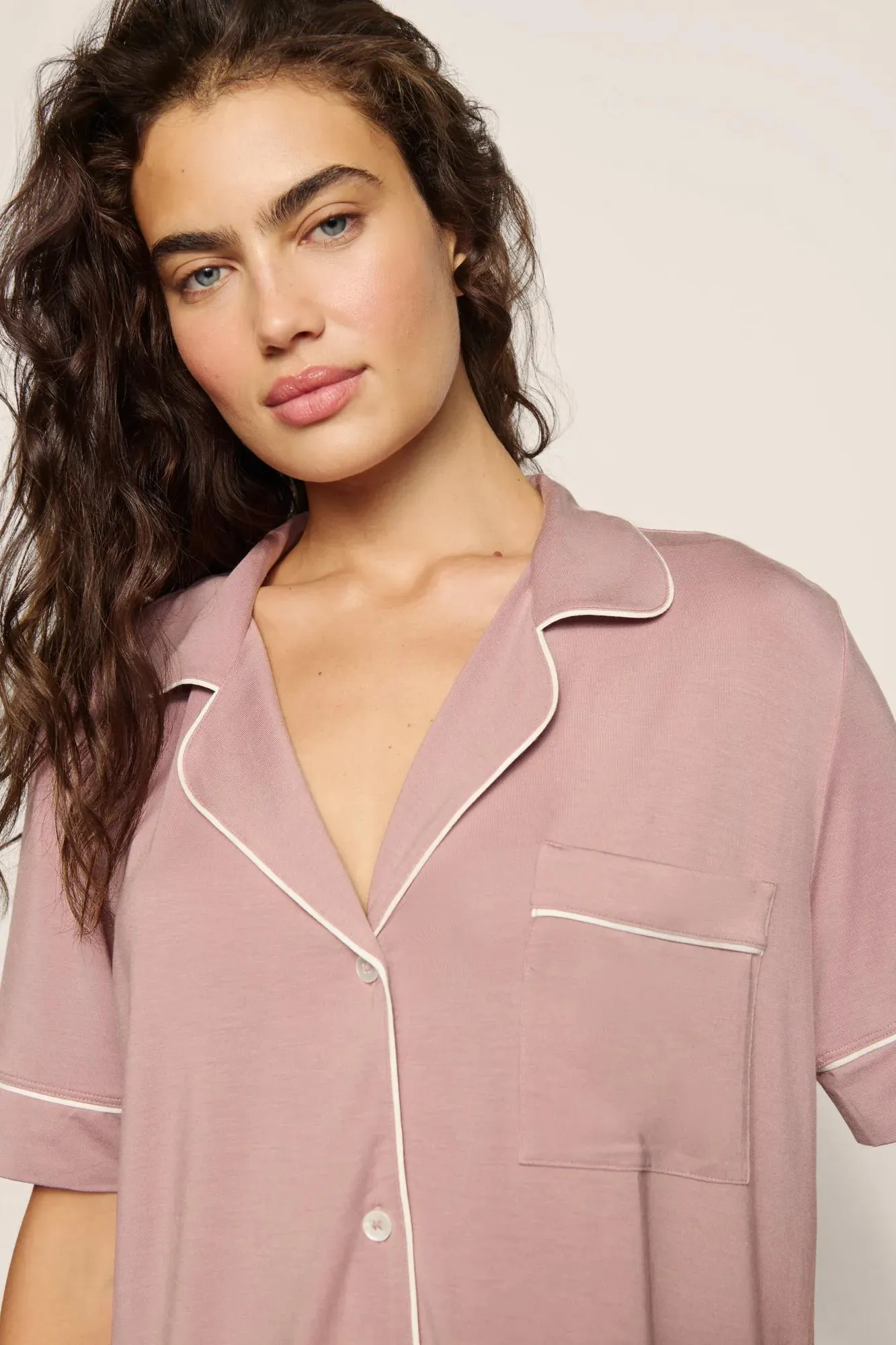 Gisele TENCEL™ Modal Short Sleeve & Pant PJ Set sold by Eberjey product image thumbnail 2