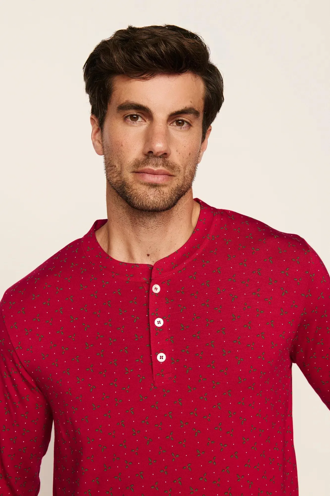 Henry Printed TENCEL™ Modal Long PJ Set sold by Eberjey product image thumbnail 2