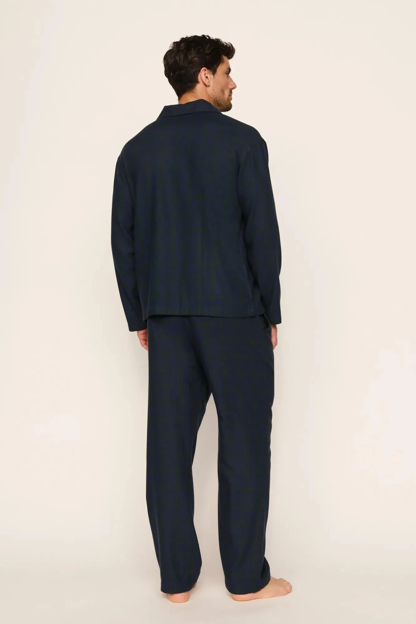 Men's Flannel Long PJ Set sold by Eberjey product image thumbnail 3