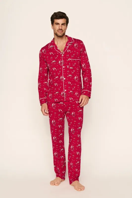 William Printed TENCEL™ Modal Long PJ Set made by Eberjey