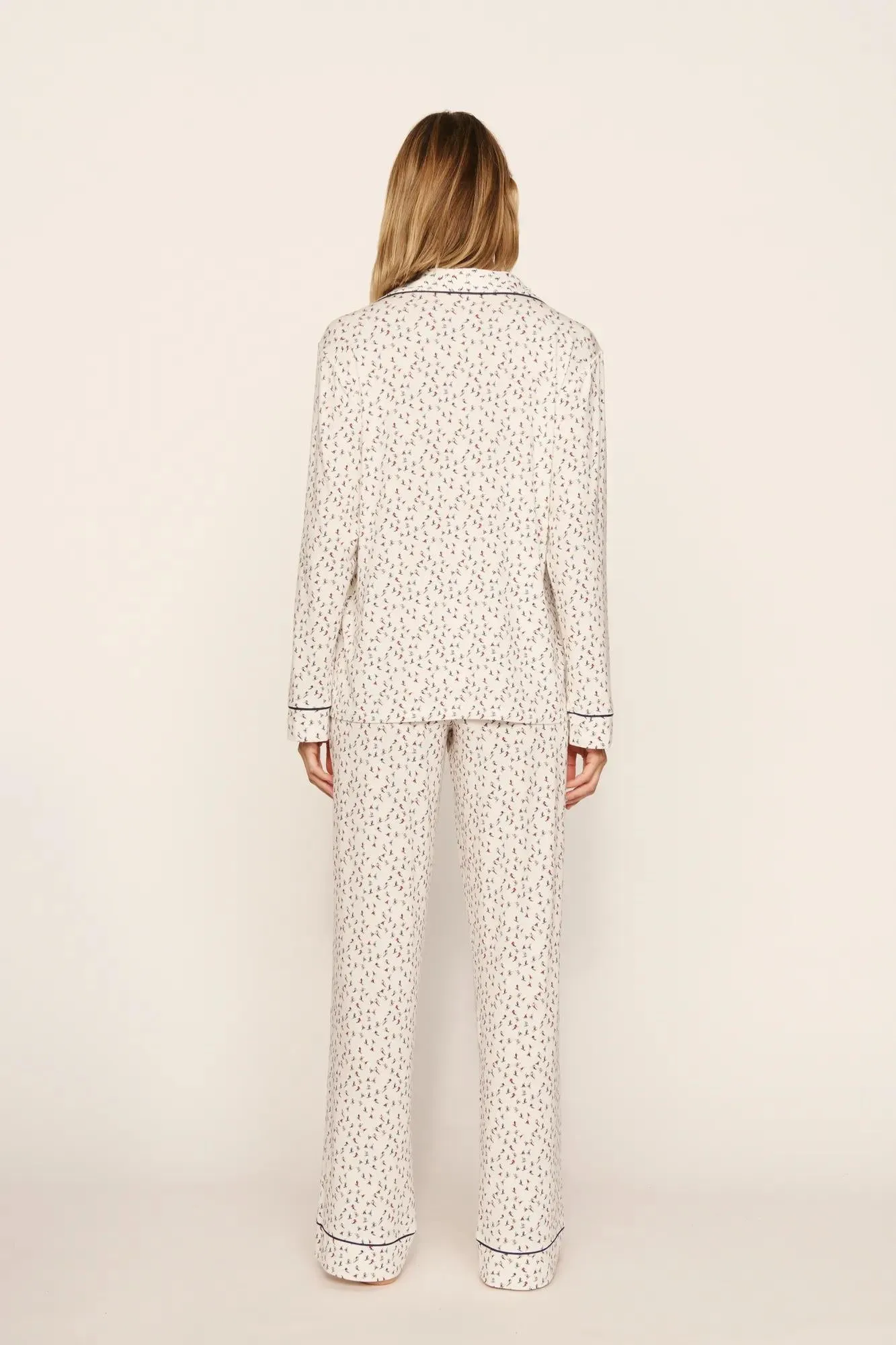 Gisele Printed TENCEL™ Modal Long PJ Set sold by Eberjey product image thumbnail 4