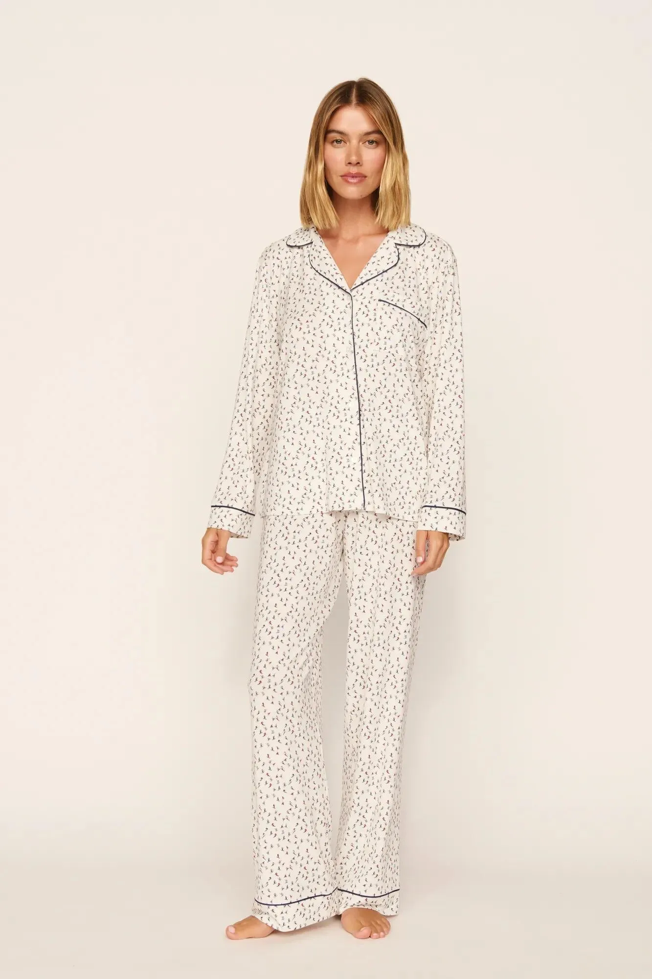 Gisele Printed TENCEL™ Modal Long PJ Set sold by Eberjey product image thumbnail 2