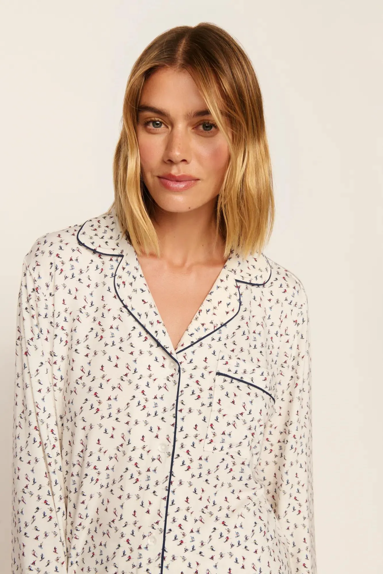 Gisele Printed TENCEL™ Modal Long PJ Set sold by Eberjey