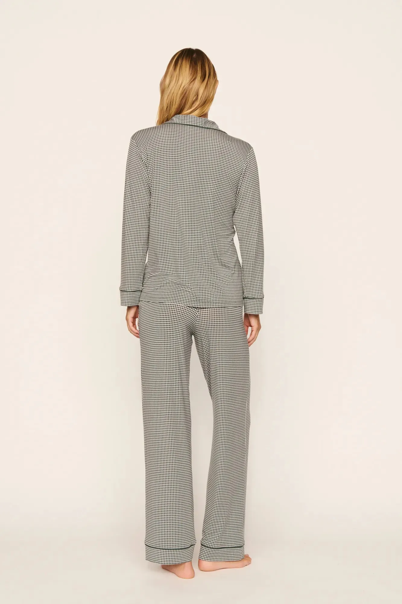 Gisele Printed TENCEL™ Modal Long PJ Set sold by Eberjey product image thumbnail 4
