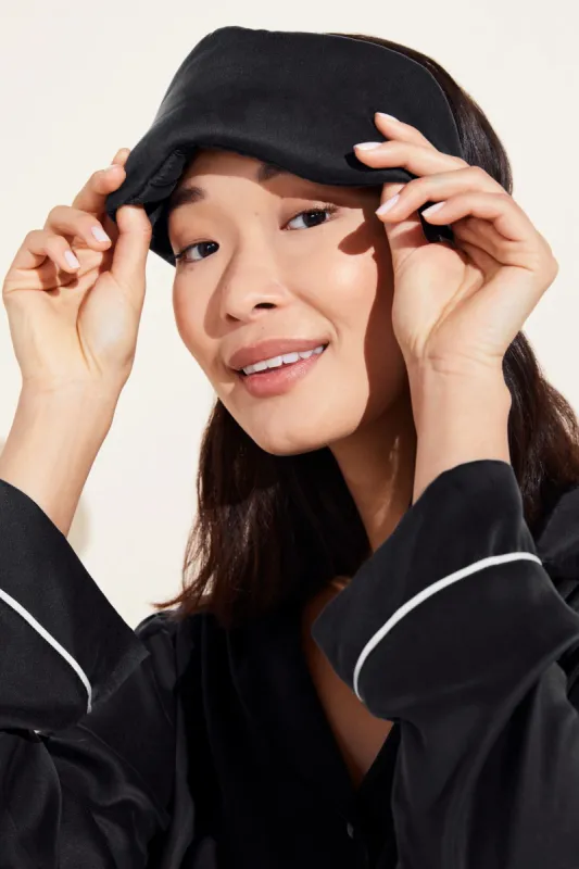 Inez Washable Silk Eye Mask sold by Eberjey