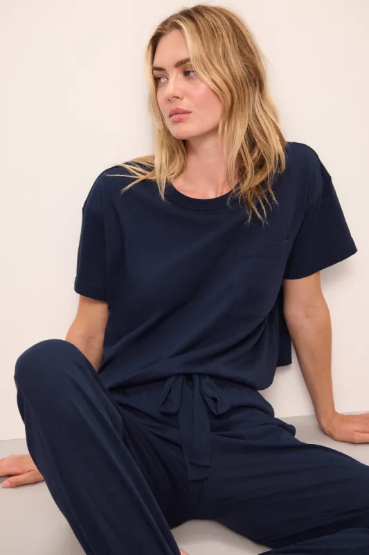 Aloe Cotton Short Sleeve Tee sold by Eberjey