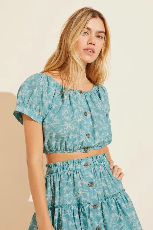 Harper Organic Cotton Voile Beach Top sold by Eberjey