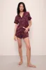 Inez Washable Silk Printed Short PJ Set sold by Eberjey