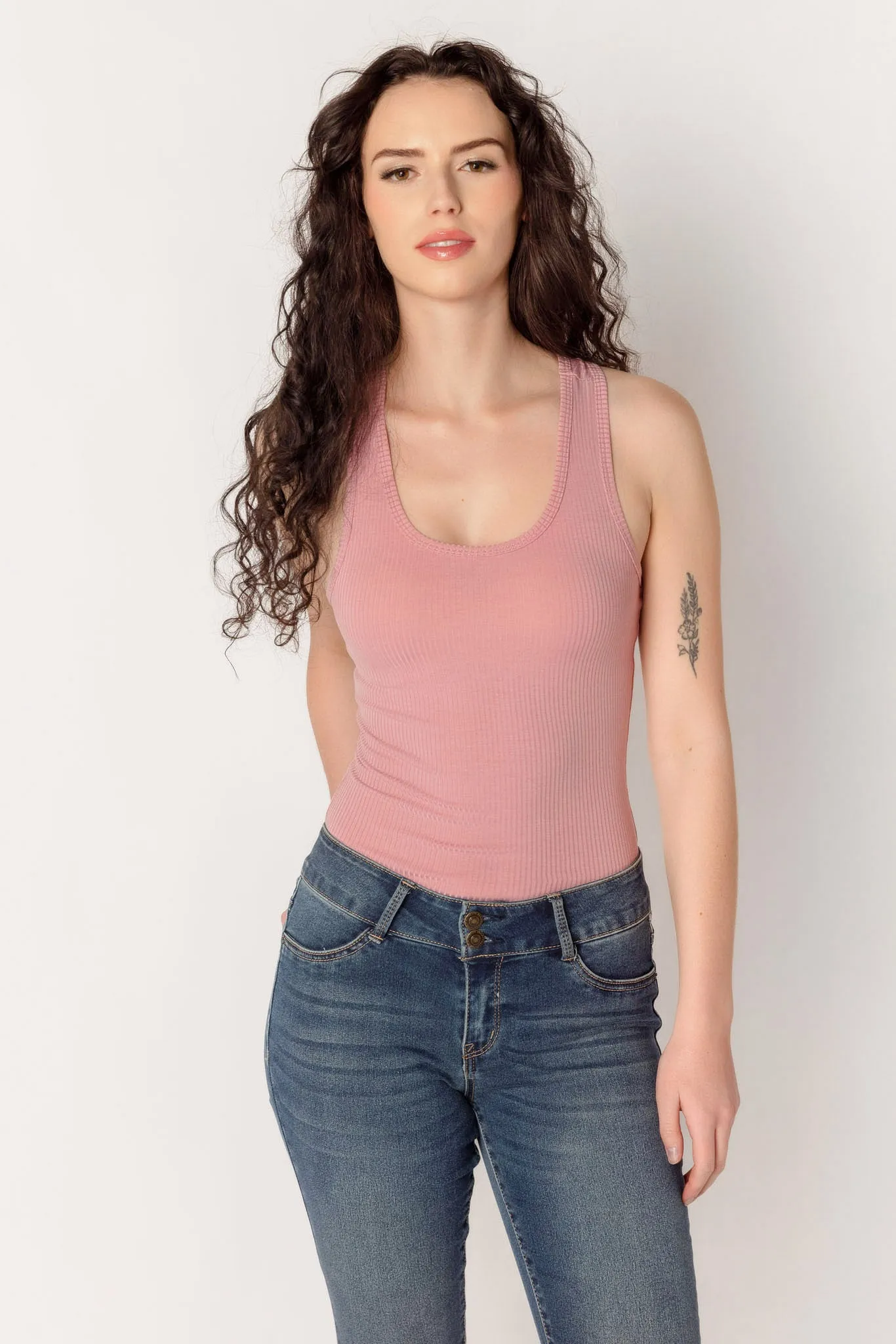 Ribbed Racerback Tank sold by Eclipse