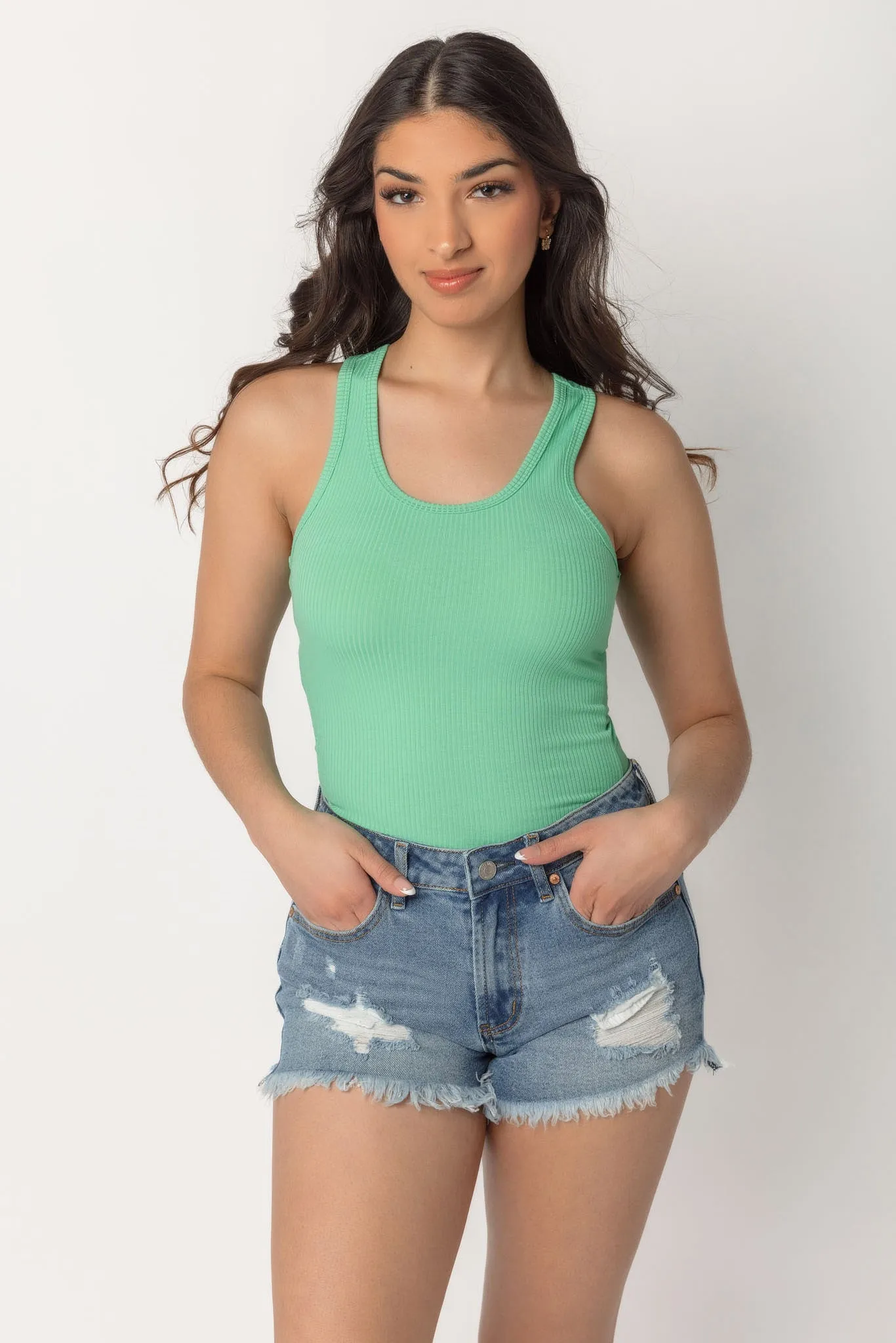 Ribbed Racerback Tank sold by Eclipse product image thumbnail 5