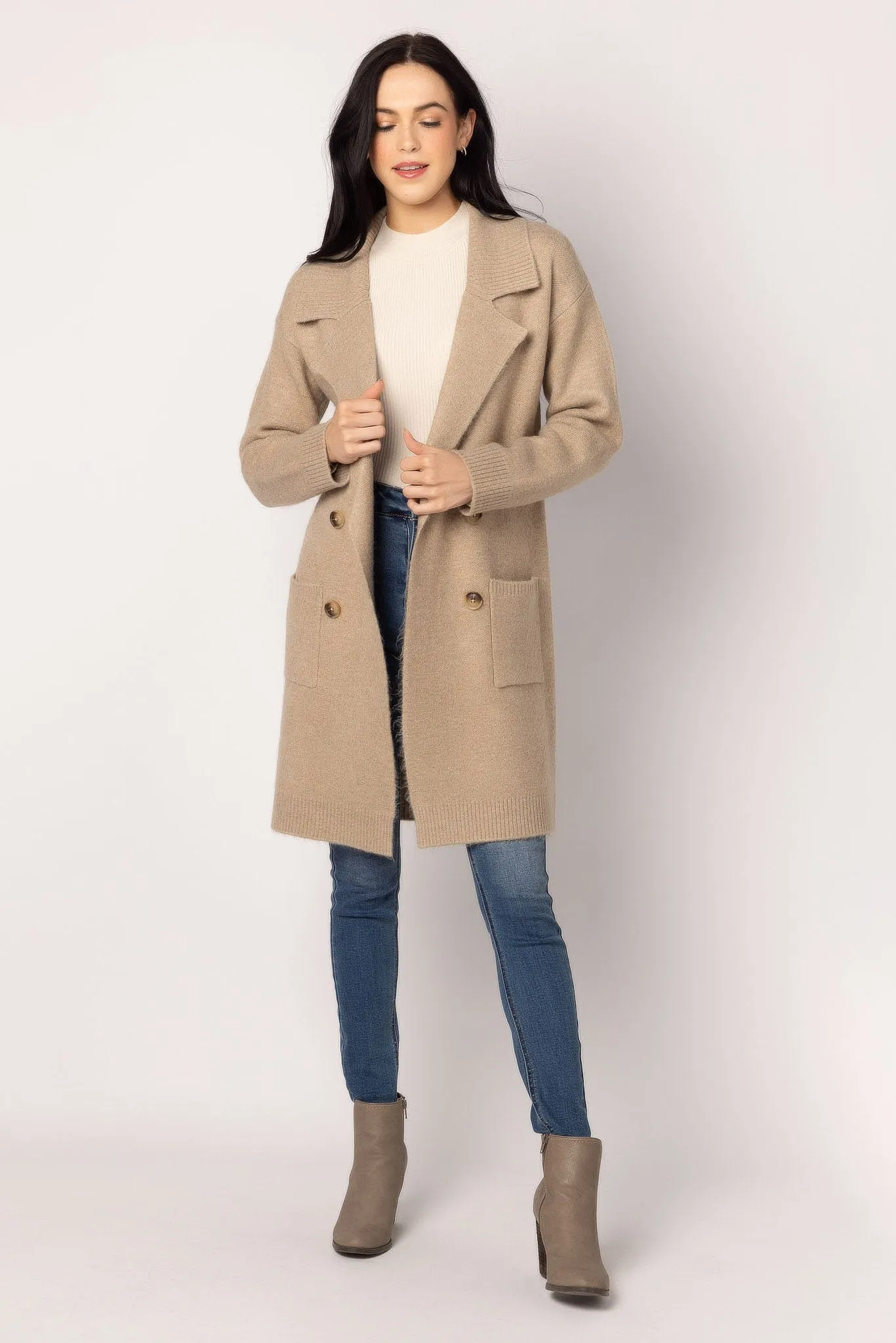 Coatigan Sweater with Buttons sold by Eclipse product image thumbnail 3