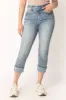 Wallflower Grace Wash Curvy High Rise Crop sold by Eclipse