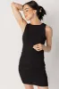 Mesh Sleeveless Ruched Bodycon Dress sold by Eclipse