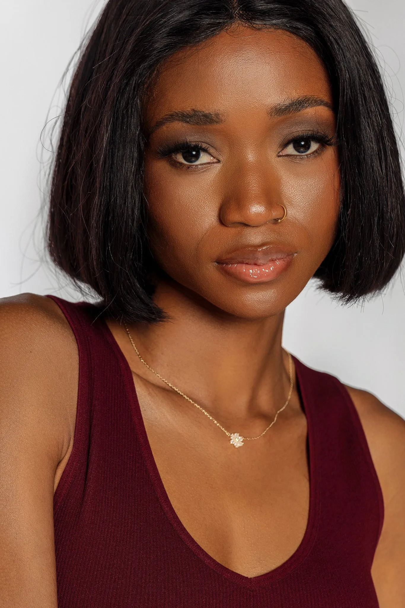 Necklace with Opaque Flower Pendant sold by Eclipse product image thumbnail 3