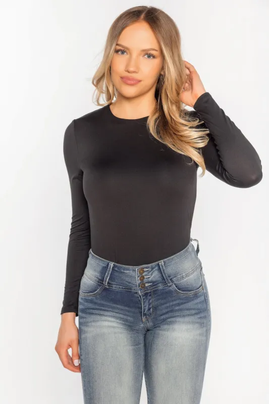 Brushed Double Layer Long Sleeve Crewneck sold by Eclipse