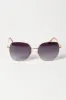 Metal-Rimmed Square Sunglasses sold by Eclipse