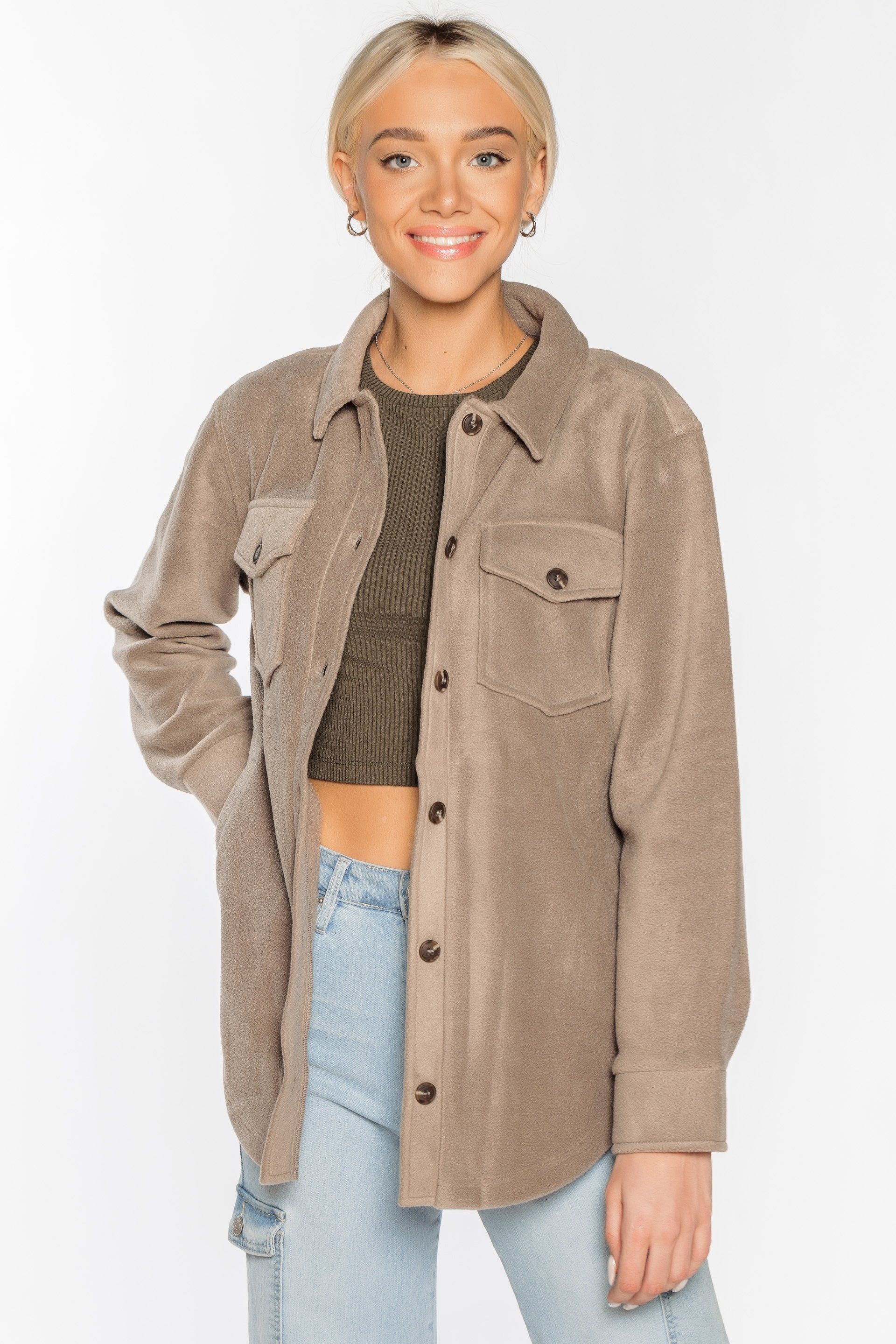 Polar Fleece Shacket sold by Eclipse product image thumbnail 5