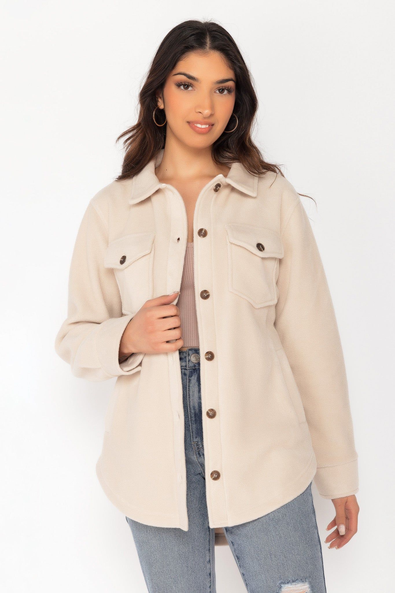 Polar Fleece Shacket sold by Eclipse product image thumbnail 2